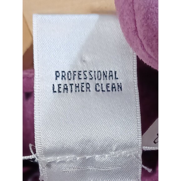 Pursuits LTD Vintage 90's Large Purple Suede Zip-Up Jacket - Picture 5 of 5